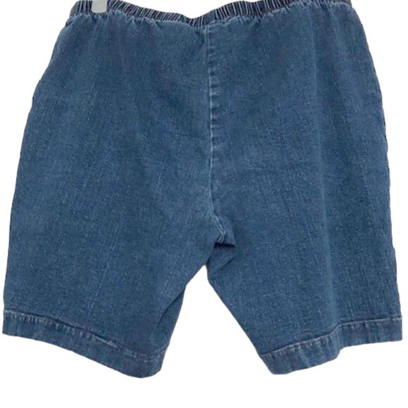 Just My Size Blue Jean Shorts - Picture 5 of 6
